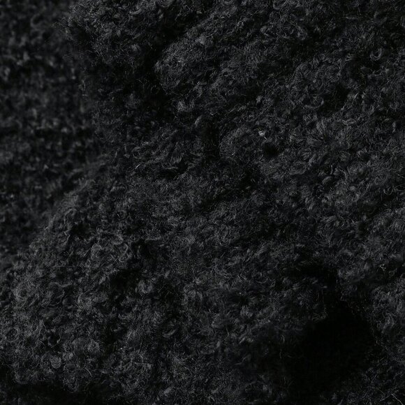 Black Casual Women's V-Neck Rose Button-Up knit sweater Cardigan - Picture 7 of 7